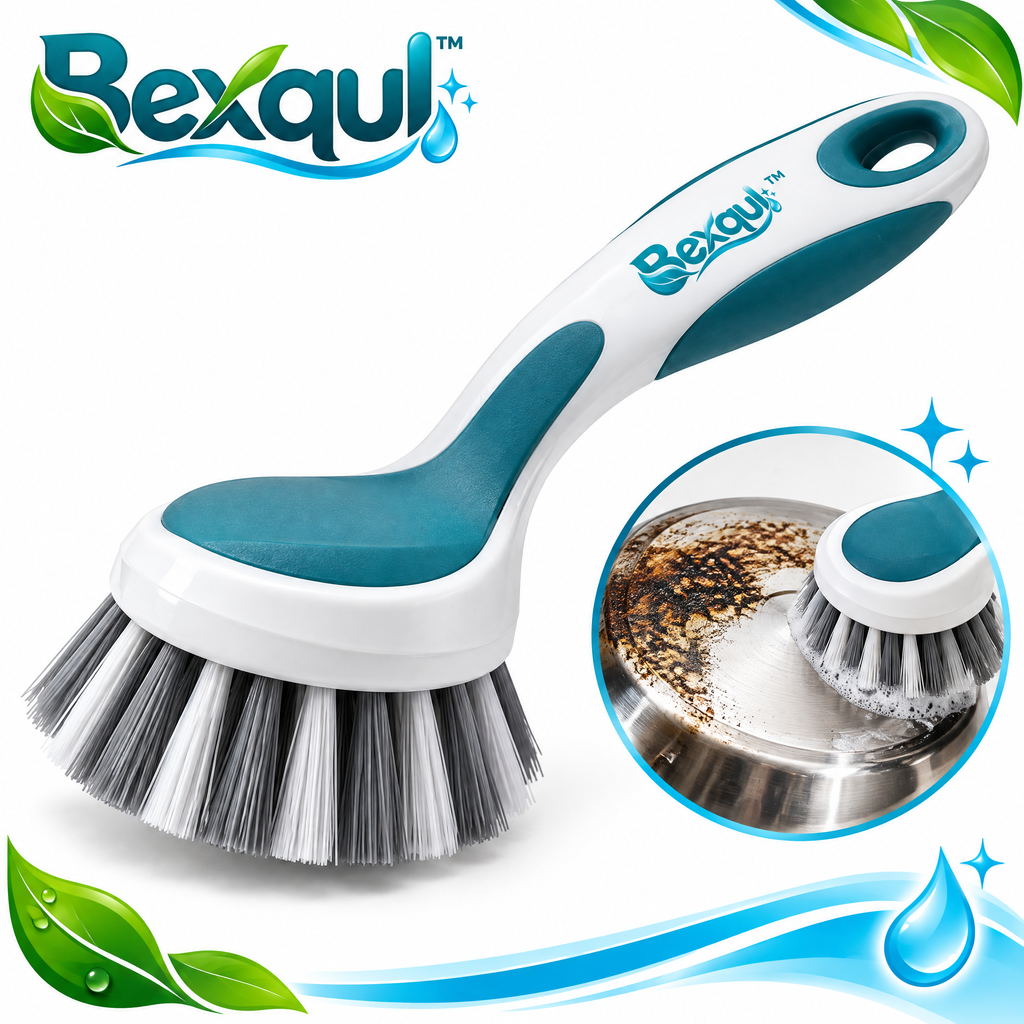 BEXQUL Long Handle Dish Scrub Brush