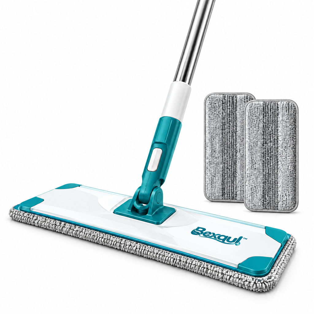 BEXQUL Flat Mop Cleaning System