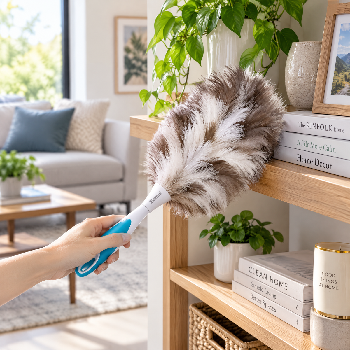 BEXQUL Extendable Feather Duster