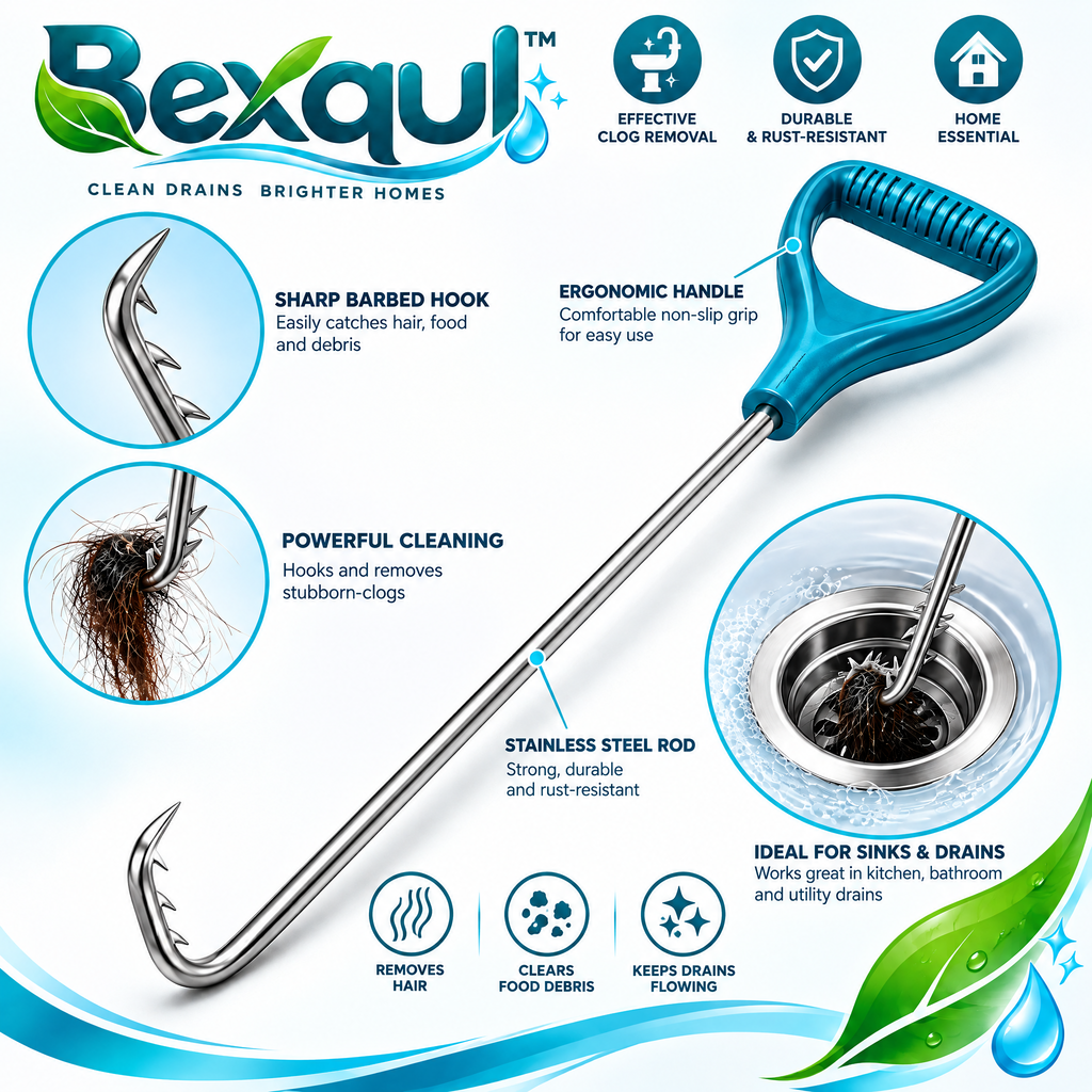 BEXQUL Flexible Drain Cleaning Tool