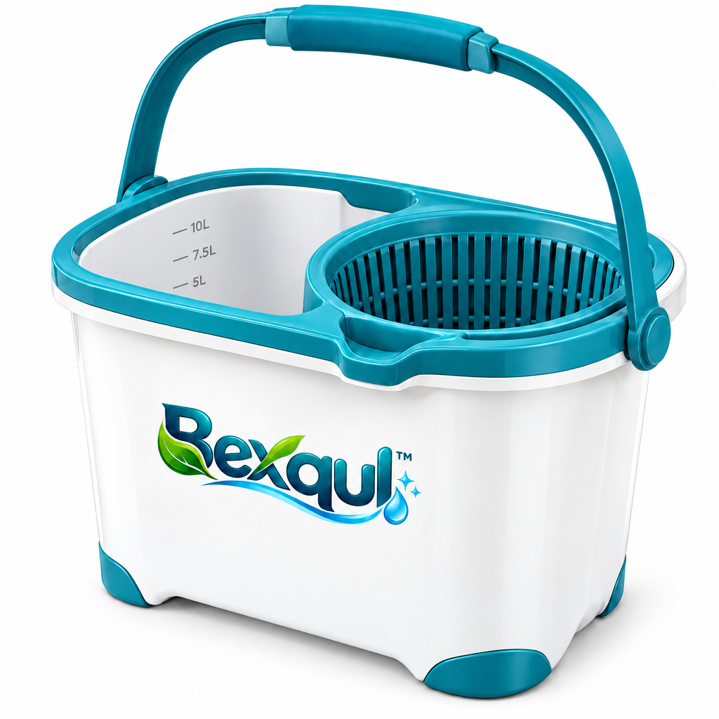 BEXQUL Spin Mop Bucket Set